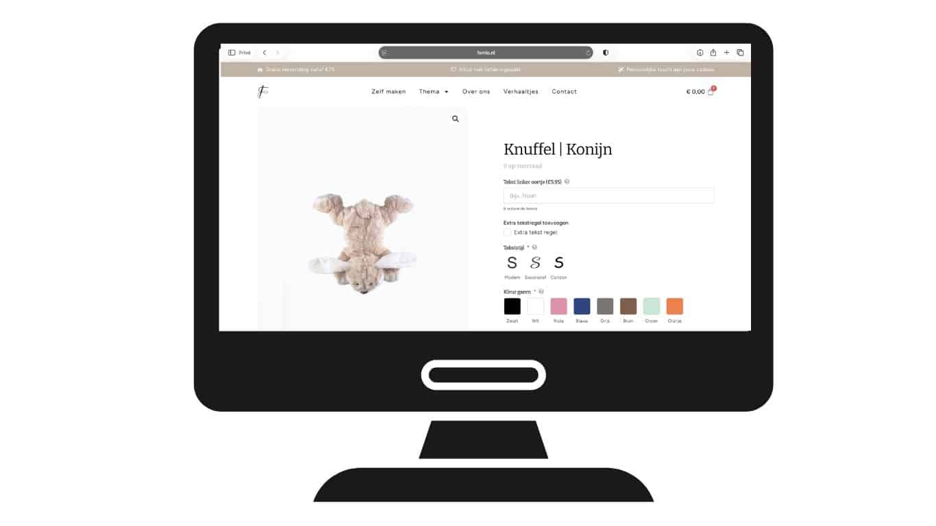 Hoe knuffel personaliseren